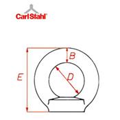 Anneau de levage femelle selon DIN 582 CE