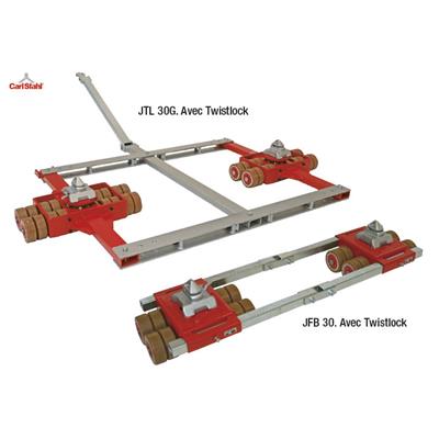 Système pour transport de container Twistlock verrouillable