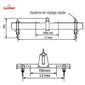 Palonnier en H aluminium